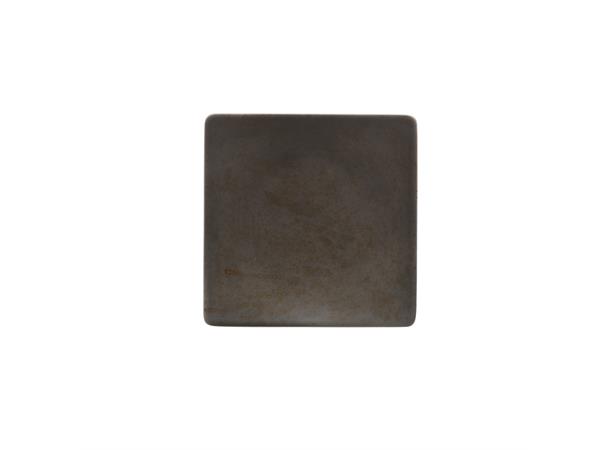 POTTERY halvdyp tallerken 170x170mm Dekor: Unique Dark Grey